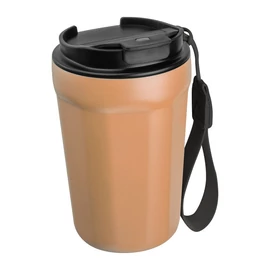 Rozsdamentes acél utazóbögre 350ml, bézs