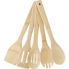 Bambusz spatula, 5 db, natúr