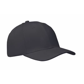 BUFFALO 6 panel baseball sapka 260g/m², fekete