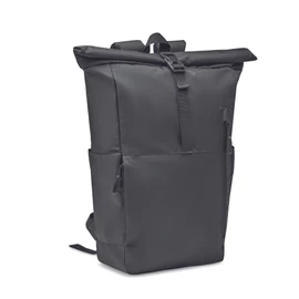 VALLEY ROLLPACK 300D RPET roll top hátizsák, fekete
