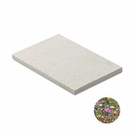 SEED BOOK A5 magpapír borítójú notesz, fehér
