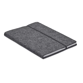 FELTBOOK A5 RPET filc jegyzetfüzet, kőszürke