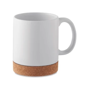 KAROO SUBLIM Szublim.bögre parafával 280 ml, fehér