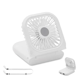STANDFAN Összecsukh. asztali ventilátor, fehér