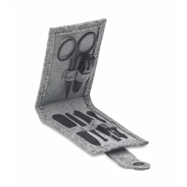 NAILKIT FELT RPET filc 6 db-os manikűrszett, szürke