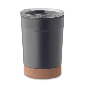 NOMU Duplafalú pohár 300 ml, fekete