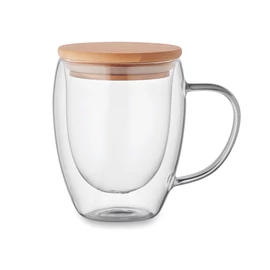 TIRAL Duplafalú boroszilikát 250ml, áttetsző