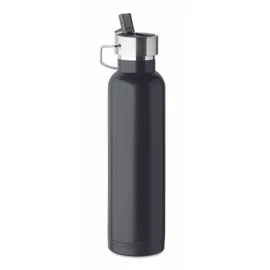 RIFLOW Duplafalú termoszpalack 660 ml, fekete