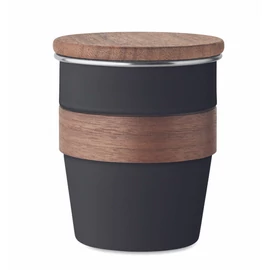 WALNUT Szimplafalú pohár 350 ml, fekete