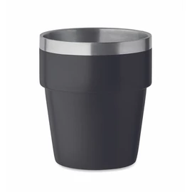 ACERITO Duplafalú pohár 250 ml, fekete