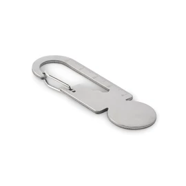 MULTIKEY Multifunkciós érmés kulcstartó, ezüst