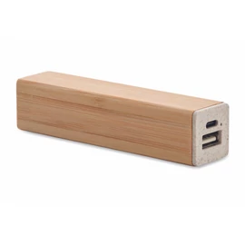 POWERBAMC 2600 mAh powerbank akkumulátor, fa