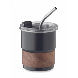 MATE Szimplafalú pohár 260 ml, fekete