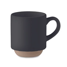 CERACK Kerámia rakásolh. bögre 170 ml, fekete