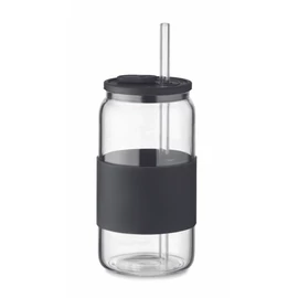 BOROSIP Boroszilikát pohár 550 ml, fekete