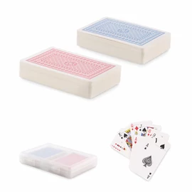 PLAYCARD Franciakártya készlet, 2 pakli, áttetsző