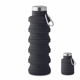 KOLAPSI Összecsukható kulacs 500 ml, fekete