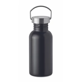 FLORENCE SING Szimplafalú palack 500 ml, fekete