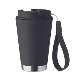 TOPIZ Duplafalú pohár 300 ml, fekete