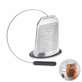 TEAFUSER Rozsdamentes acél teatojás, fekete
