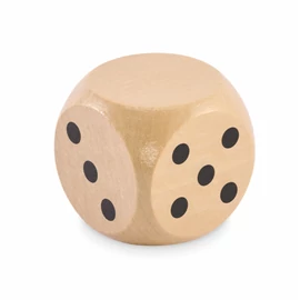DADO Schima fa dobókocka 5 cm, fa