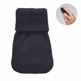 WARMMUFF Kötött poliészter kézmelegítő, fekete