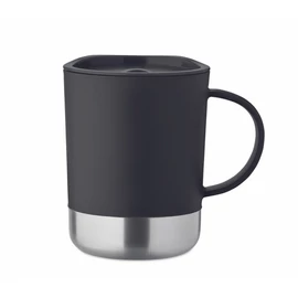 BEAKER Szimplafalú bögre 300 ml, fekete