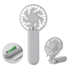 IBERA Hordozh.összecsukh. ventilátor, fehér