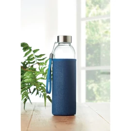 UTAH DENIM Üveg palack tokban, 500 ml, kék
