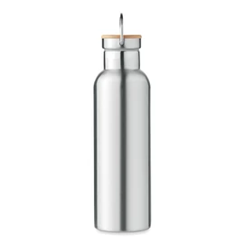 HELSINKI MED Duplafalú termosz 750 ml, matt ezüst