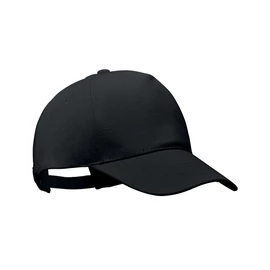 BICCA CAP Biopamut baseball sapka 250g/m²mo6432-85, fekete