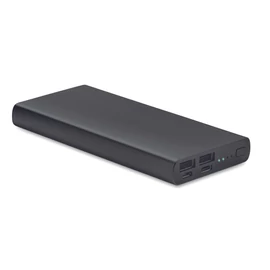 POWERFLAT 10C 10000 mAh powerbank, fekete