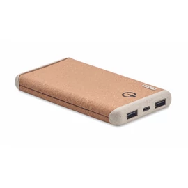 RALIA 10000 mAh vez.nélk. powerbank, bézs