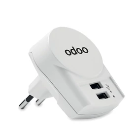 EURO USB CHARGER 2XA Skross Európa USB töltő (2xA), fehér