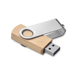 TECHMATE BAMBOO Techmate bambusz USB 16GB, fa