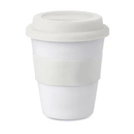 ASTORIA PP pohár szilikon fedél 350 ml, fehér