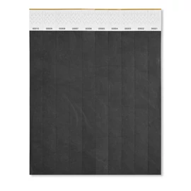 TYVEK Tyvek® rendezvény karszalag ív, fekete