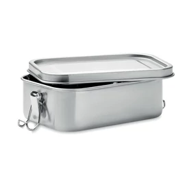 CHAN LUNCHBOX Acél uzsonnás doboz, 750 ml, matt ezüst