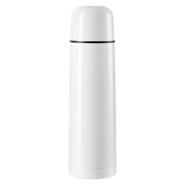 Acéltermosz,  duplafalú, 500 ml, fehér