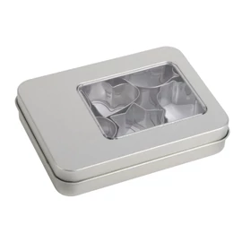 COOKIE BOX sütiforma vágó készlet, ezüst