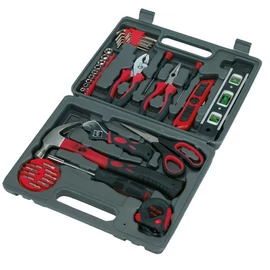 MASTERKIT 42 darabos szerszámkészlet, fekete, vörös