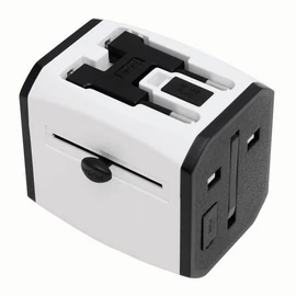 TRAVEL POWER utazó adapter, fehér