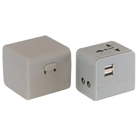 TRAVEL MATE utazó adapter, szürke