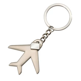 AIRCRAFT repülős kulcstartó, ezüst