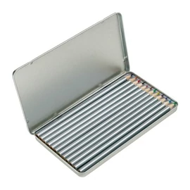 SILVERSTAR 12 db hosszú színes ceruza, ezüst