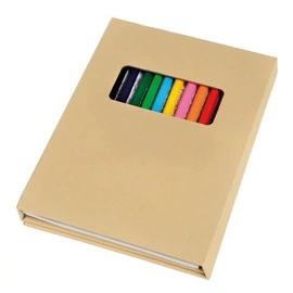 COLOURFUL BOOK színező szett, barna
