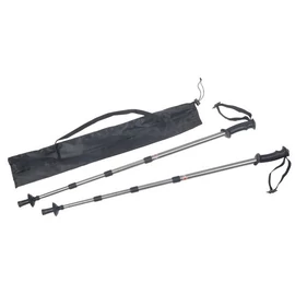FIT AND FUN nordic walking bot, fekete, ezüst