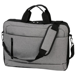 YALE laptop táska, fekete, szürke