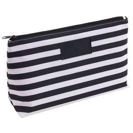 STRIPY piperetáska, fekete, fehér