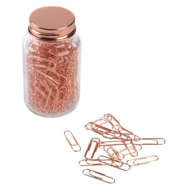 COPPER CLIP gemkapcsok üvegben, réz